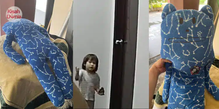 Anak Bawa Balik Bantal Patung Lama Dari Rumah Nenek, CCTV Rakam Kelakuan Pelik