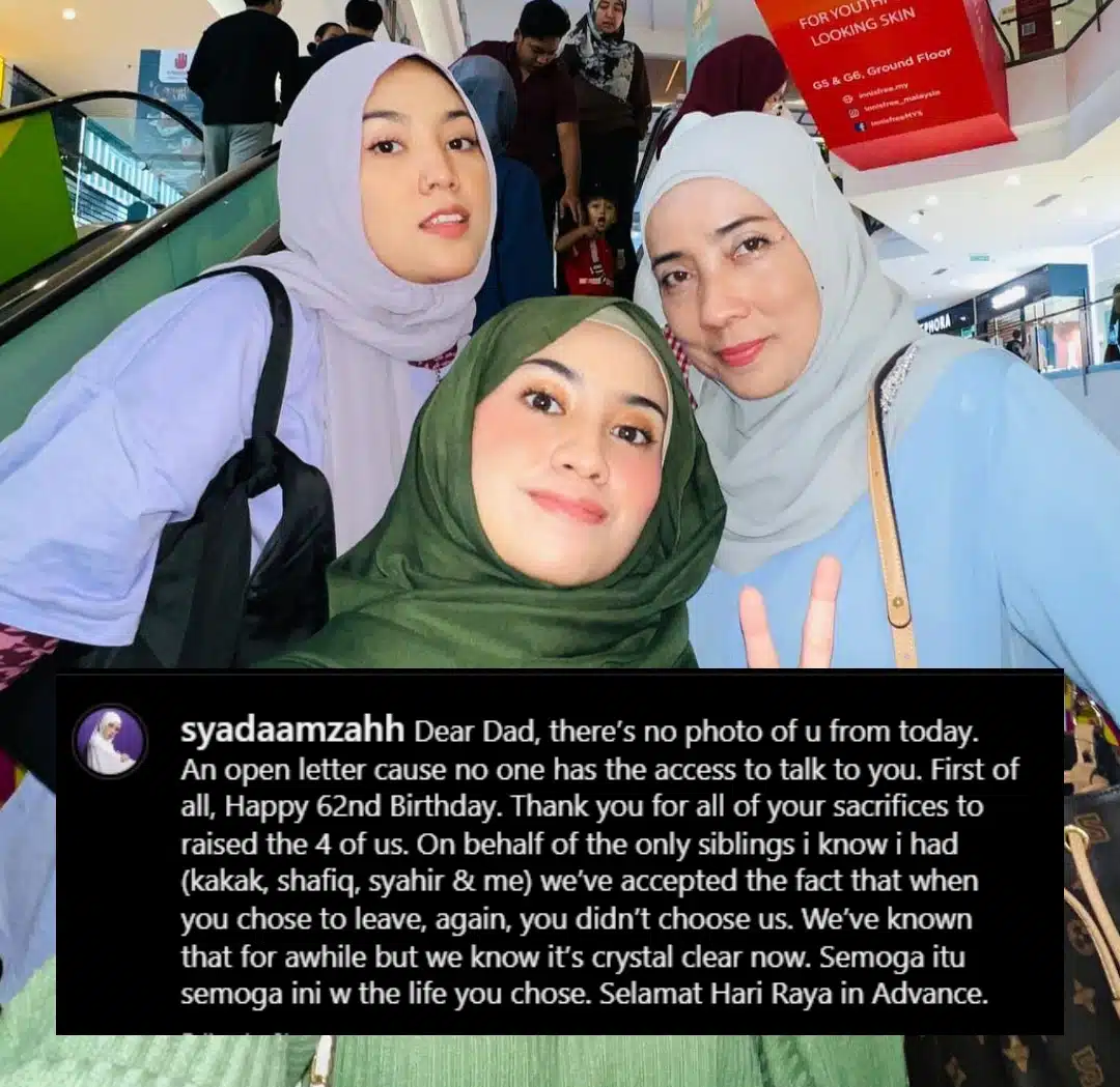 “Kami Akur Ayah Pilih Untuk Pergi, Sekali Lagi, Ayah Tak Memilih Kami” – Syada