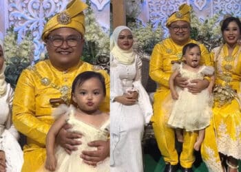 Hadir Majlis Sanding Suami & Madu, Kecantikan Isteri Pertama Raih Pujian Ramai