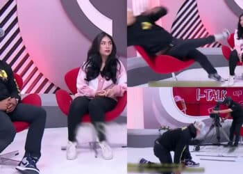 Wanita Viral Dicintai Jin Dijemput Stesen TV, Tetamu Histeria Terpelanting Jauh
