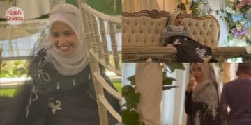 Level Santai Macam Kat Rumah, Pengantin Wanita “Tawaf” Satu Kenduri