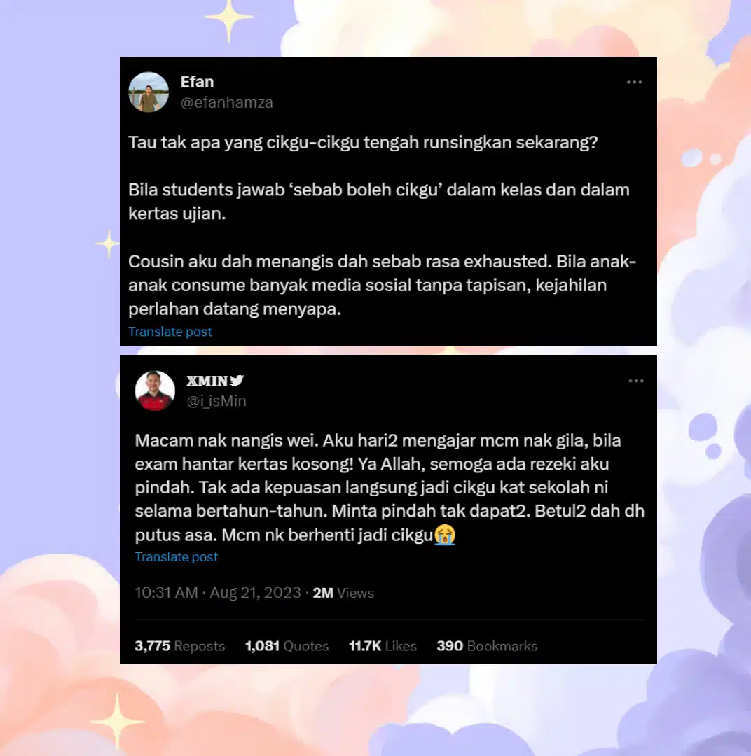 Guru Semakin Penat, Pelajar Tulis Jawapan “Sebab Boleh” Atas Kertas Peperiksaan