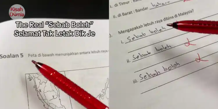 Guru Semakin Penat, Pelajar Tulis Jawapan “Sebab Boleh” Atas Kertas Peperiksaan