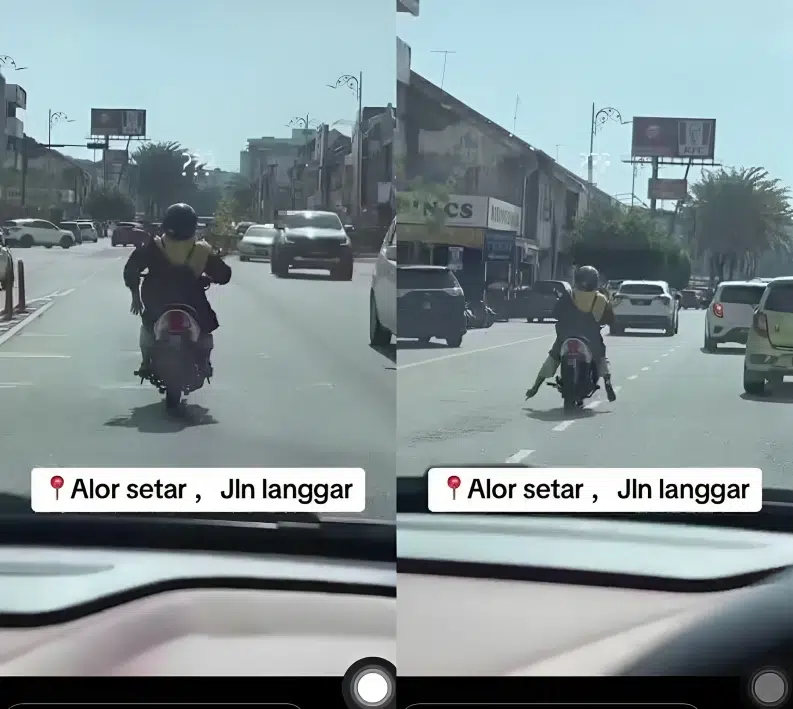 [VIDEO] Wanita Terlebih Excited Bawa Motor, Pakai Heels Undang Tawa Netizen