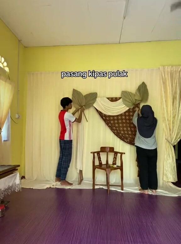 “Pelamin Tunang DIY Bajet RM60 Je”, Pasangan Kongsi Detik Sebelum Nak Bertunang