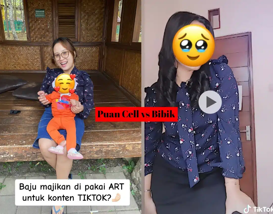 “Astagaaaa”, Bibik Kantoi Melaram Baju Baru Majikan Demi Buat Content TikTok