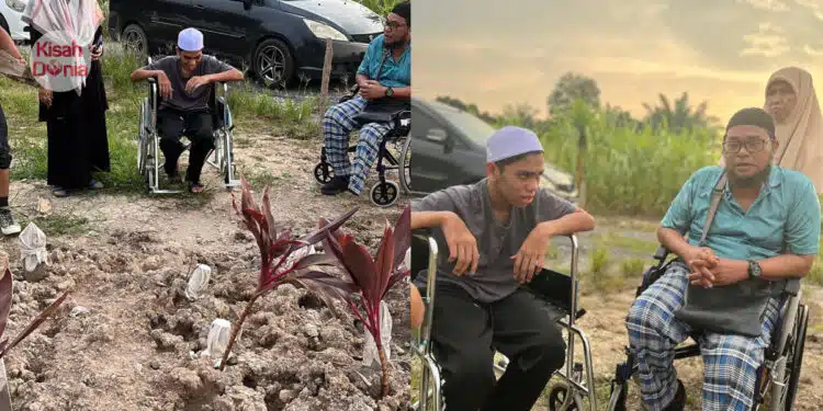 “Ini Rumah Baru Abi & Umi”, Dollah Nangis Pertama Kali Ziarah Kubur 6 Sekeluarga