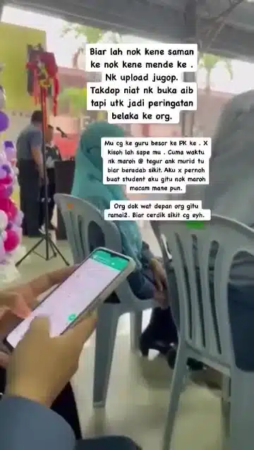 Tak Berdiri Tegak Ketika Perhimpunan Punca Guru Besar Bertindak Kasari Murid