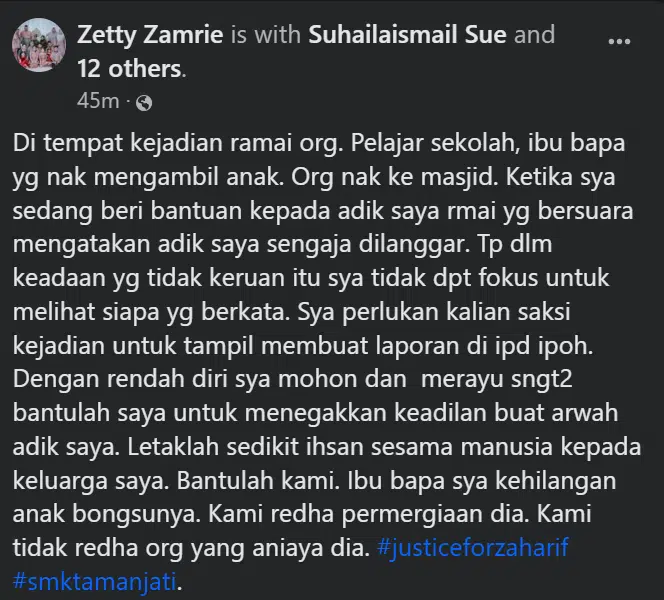 “Kalau Salah, Letak Di Lokap Pun Takpa, Bukan Hak Dia Buat Adik Saya Begitu”