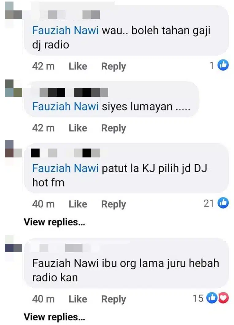 “Gaji DJ Radio Swasta RM150K Sebulan, RM5K – RM40K Tu Biasa” – Fauziah Nawi