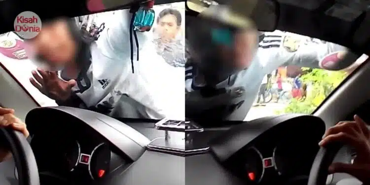 “Ayang Turunlah Duluuu” Lelaki Melekat Di Kereta Bekas Isteri, Rayu Kata Maaf