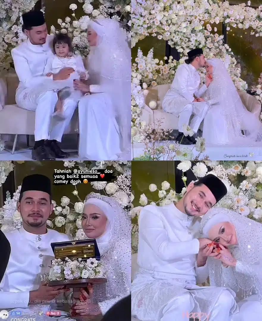 Founder Comel Bernikah Kali Kedua Dengan Jejaka Kacak, Netizen Tumpang Bahagia