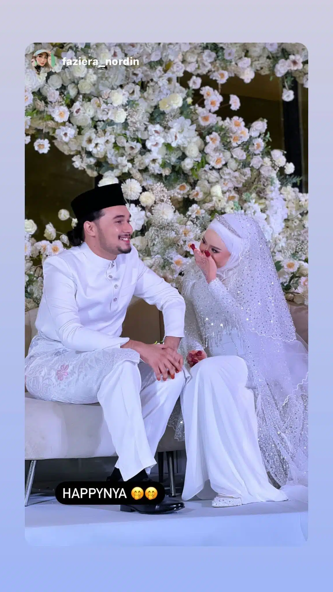 Founder Comel Bernikah Kali Kedua Dengan Jejaka Kacak, Netizen Tumpang Bahagia