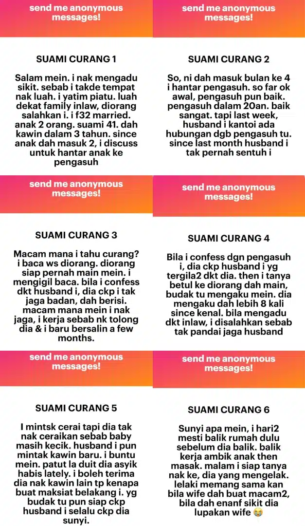 Suami ‘Tidur’ 8X Dengan Pengasuh Anak, Beri Alasan Sunyi & Badan Isteri Berisi