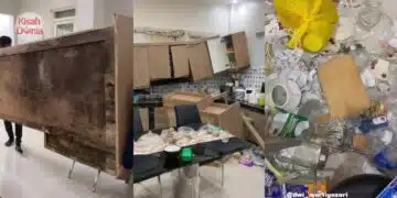 Baru Pasang 5 Tahun, Wanita Gigil Kabinet Dapur Runtuh Angkara Dinding Lembap