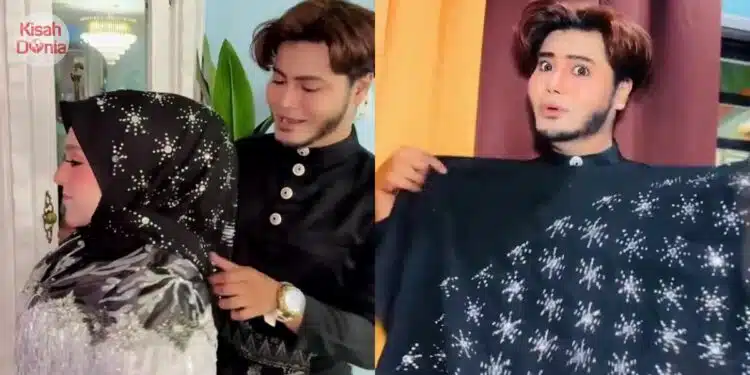 Prince Syed Hadiahkan Isteri Tudung Bertatah Swarovski Bernilai RM35K