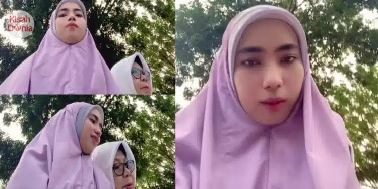 Sedang Dengar Khutbah, Acik Sebelah Ajak Selfie Mahu Kenalkan Dengan Anak Buah