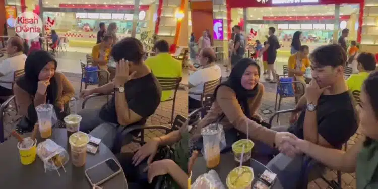 Mengaku Bujang, Isteri Terjah Suami Menganggur Dating Dengan Wanita Lain Di Kafe