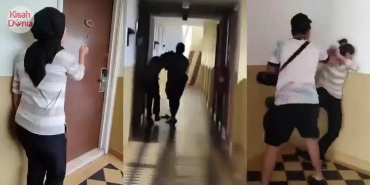 Suami Kantoi ‘Check In’ & Naik Tangan Pada Isteri, Polis Siasat Video Tular