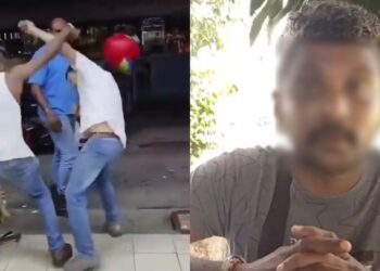 “Saya Ada Black Belt Karate” – Lelaki Singlet Putih Mampu Lawan Jika Tak Mabuk