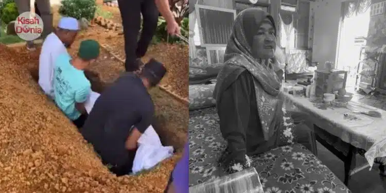 Detik Sayu Pengebumian Mak Menah “Badannya Lembut Je, Senang Nak Urus”