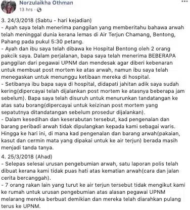 Doktor Diarah Jalankan Post Mortem Tanpa Izin Atas Alasan Waris Gagal Dihubungi