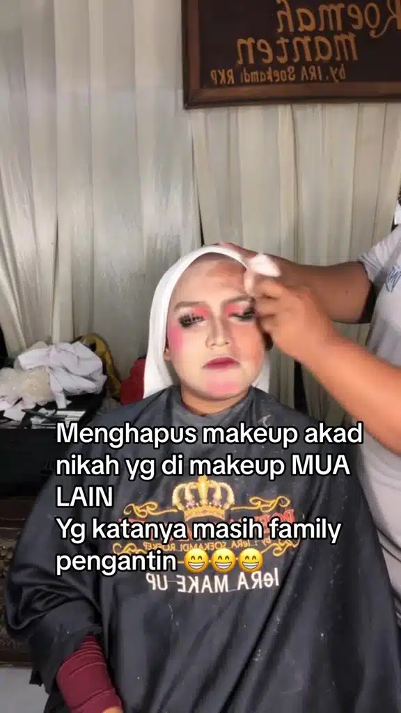 Makeup Hauk, Pengantin Kecewa Guna Servis MUA Yang Merupakan Keluarga Sendiri