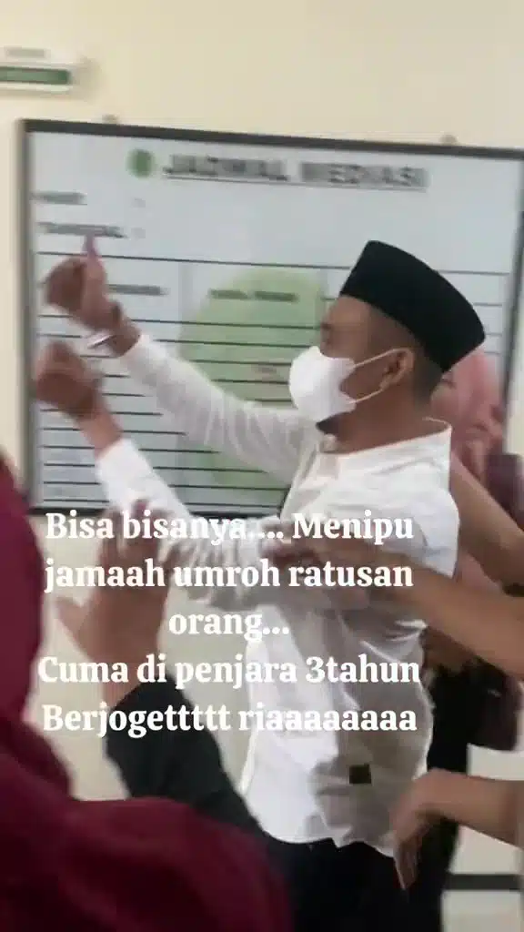 Songlap Duit Umrah Ratusan Orang, Pelaku Joget Riang Hanya Dipenjarakan 3 Tahun