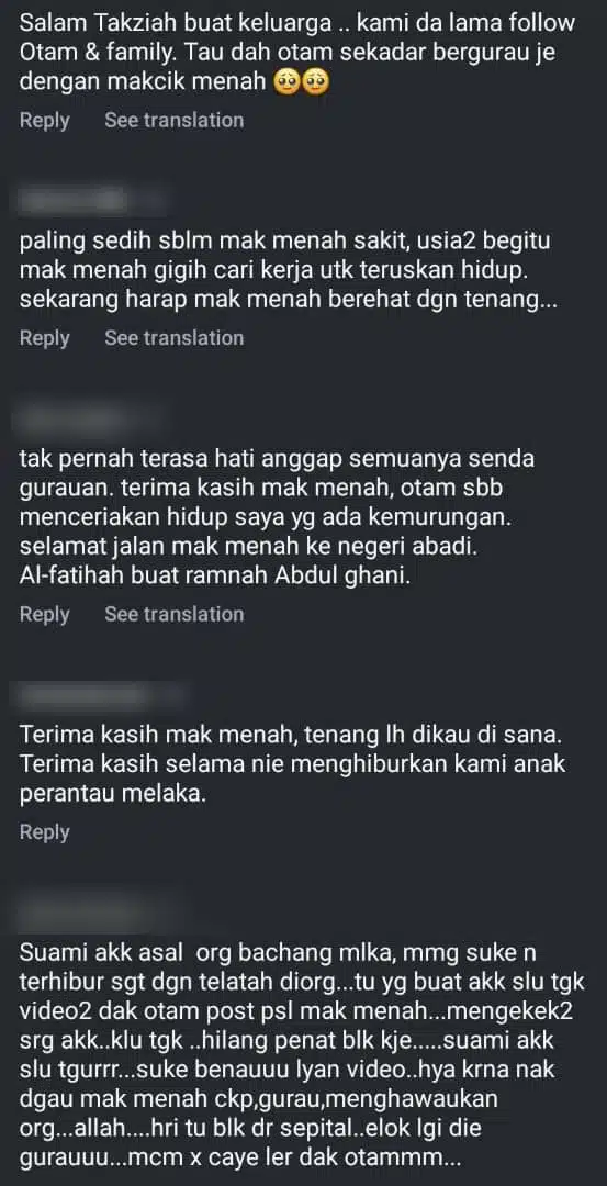 Detik Sayu Pengebumian Mak Menah “Badannya Lembut Je, Senang Nak Urus”