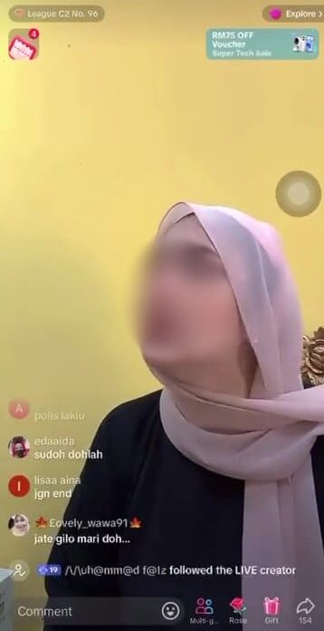 Suami Lafazkan Cerai Pada Isteri Pertama Dalam Live TikTok, Baru 3 Bulan Bermadu