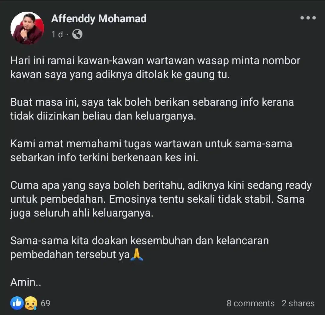 Isteri Merangkak Keluar Gaung Setinggi 3 Tingkat Bangunan Dengan Tulang Retak