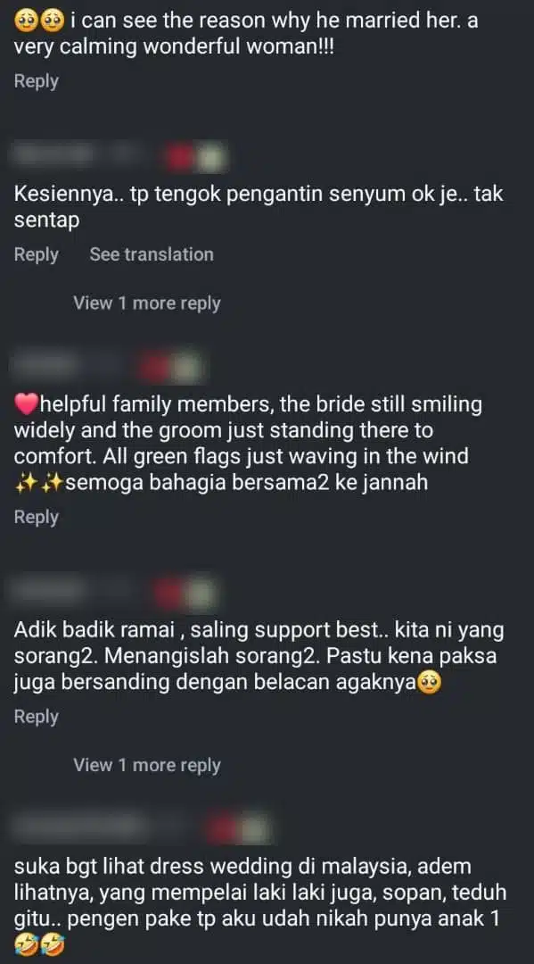 Sebekas Kuah Belacan Tertumpah Atas Veil, Reaksi Pengantin Perempuan Raih Pujian