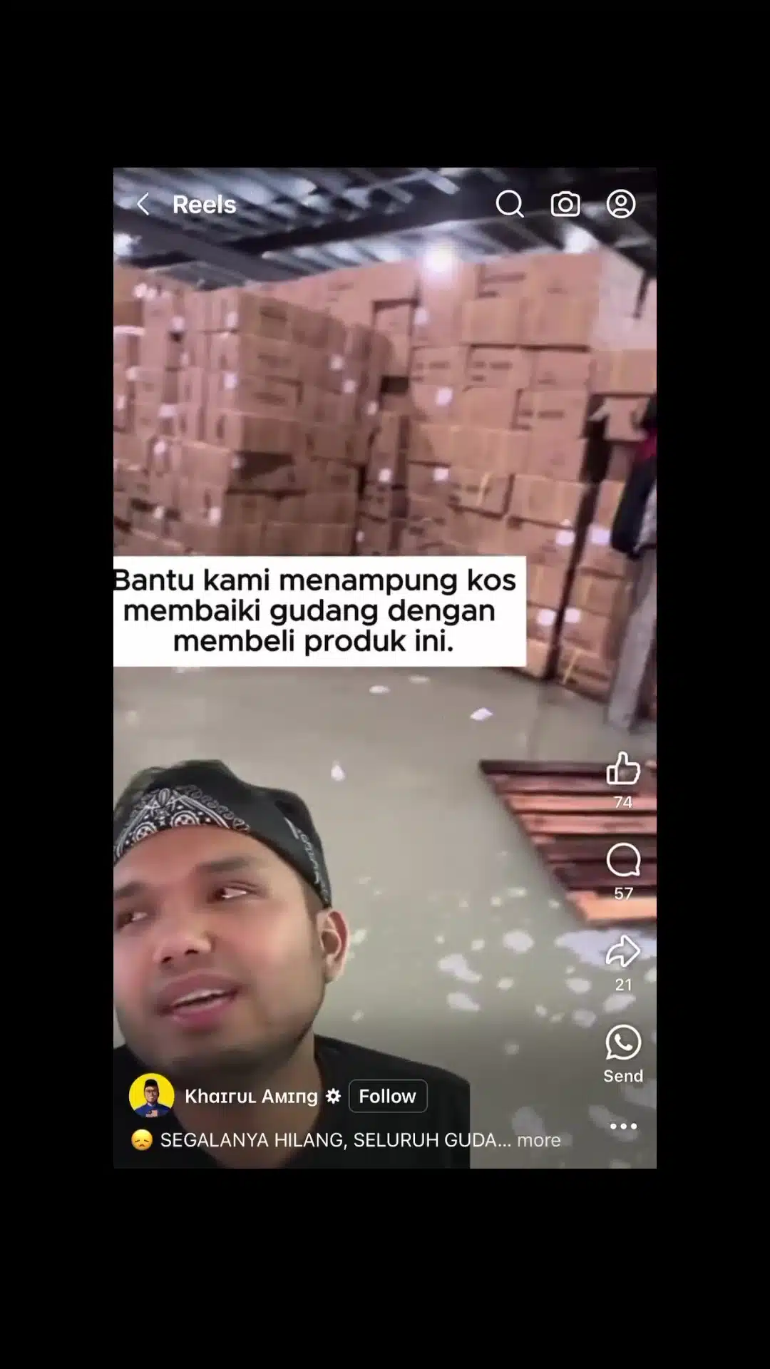 Paip Gudang Pecah, Khairul Aming Mahu Lelong Barang, Rupanya Scammer Bersuara AI