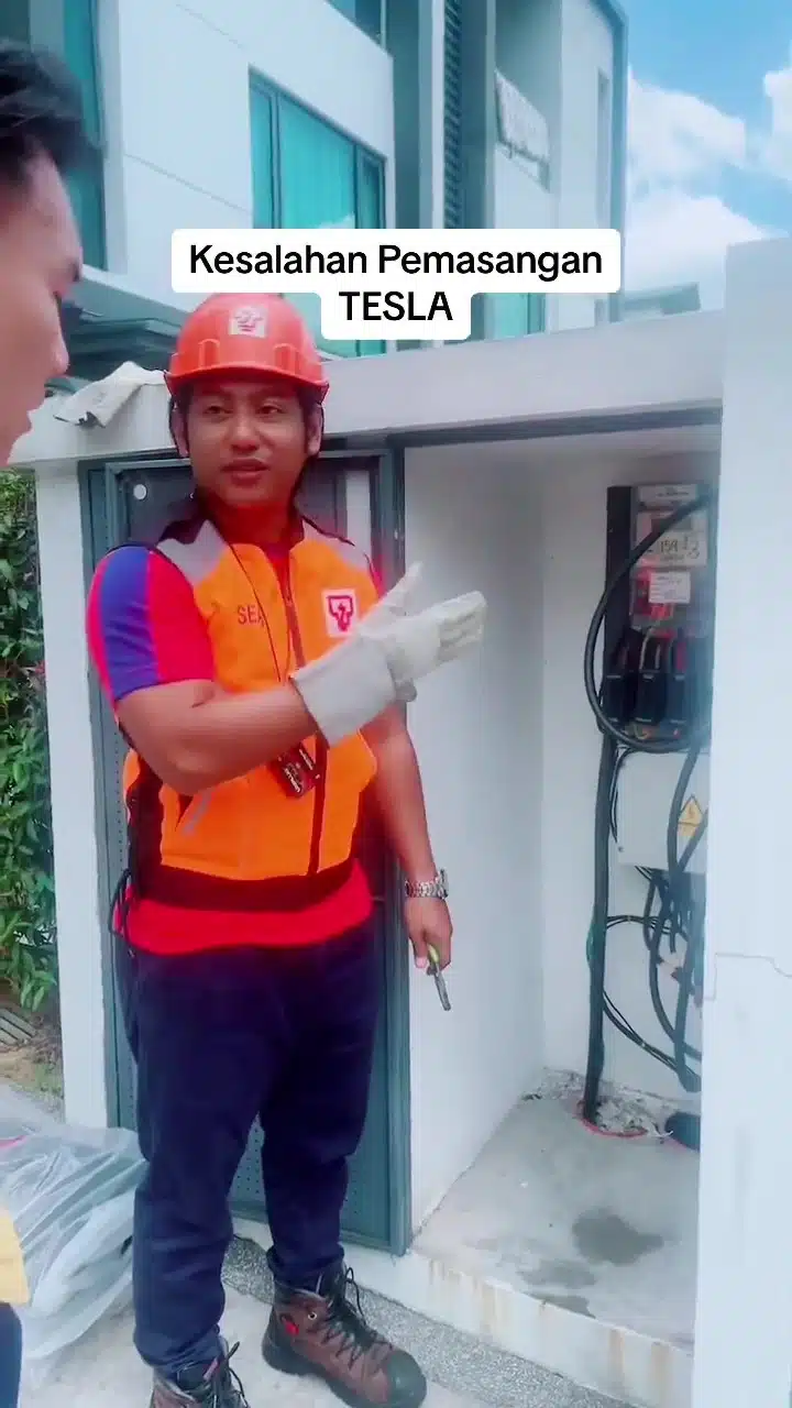 [VIDEO] Pemilik Kereta Tesla Didapati Pasang Wayar Pengecasan Sebelum Meter TNB