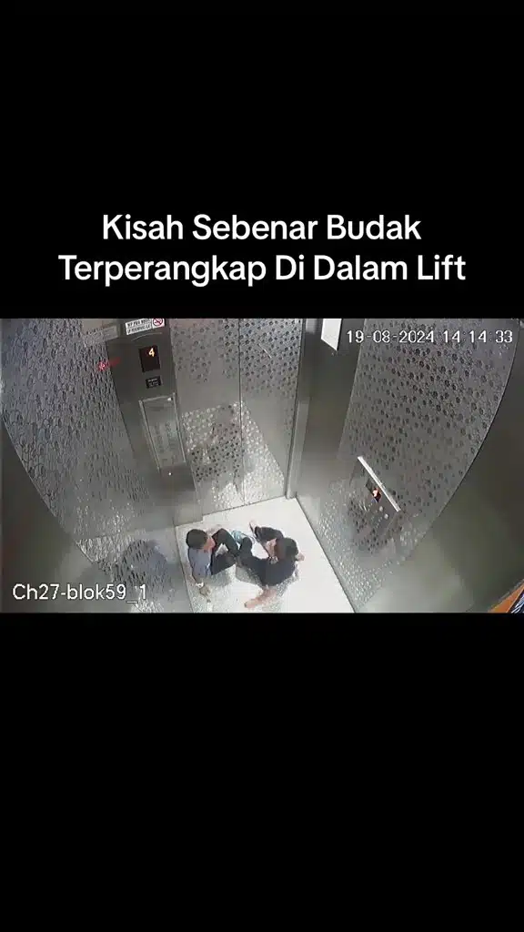 Budak Terperangkap 9 Jam Rupanya Letak Selipar Sendiri Di Tengah Pintu Lif