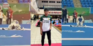 Atlet Sujud Syukur Raih Pingat Emas SUKMA, Umum Sudah Masuk Islam Depan Keluarga