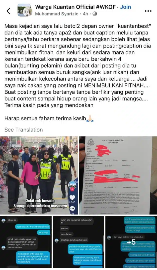 Isteri Datang Acara Kemerdekaan Dituduh Bakal Bersalin, Suami Dedah Hal Sebenar