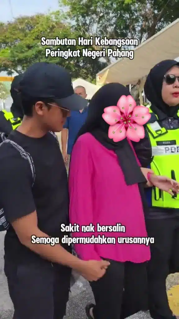 Isteri Datang Acara Kemerdekaan Dituduh Bakal Bersalin, Suami Dedah Hal Sebenar