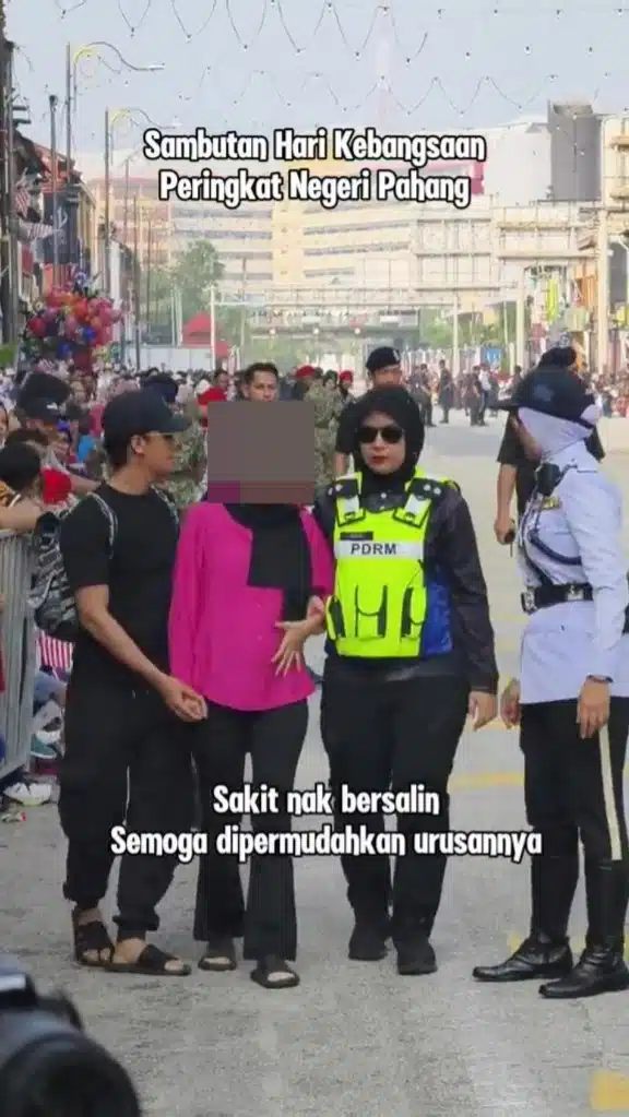 Isteri Datang Acara Kemerdekaan Dituduh Bakal Bersalin, Suami Dedah Hal Sebenar