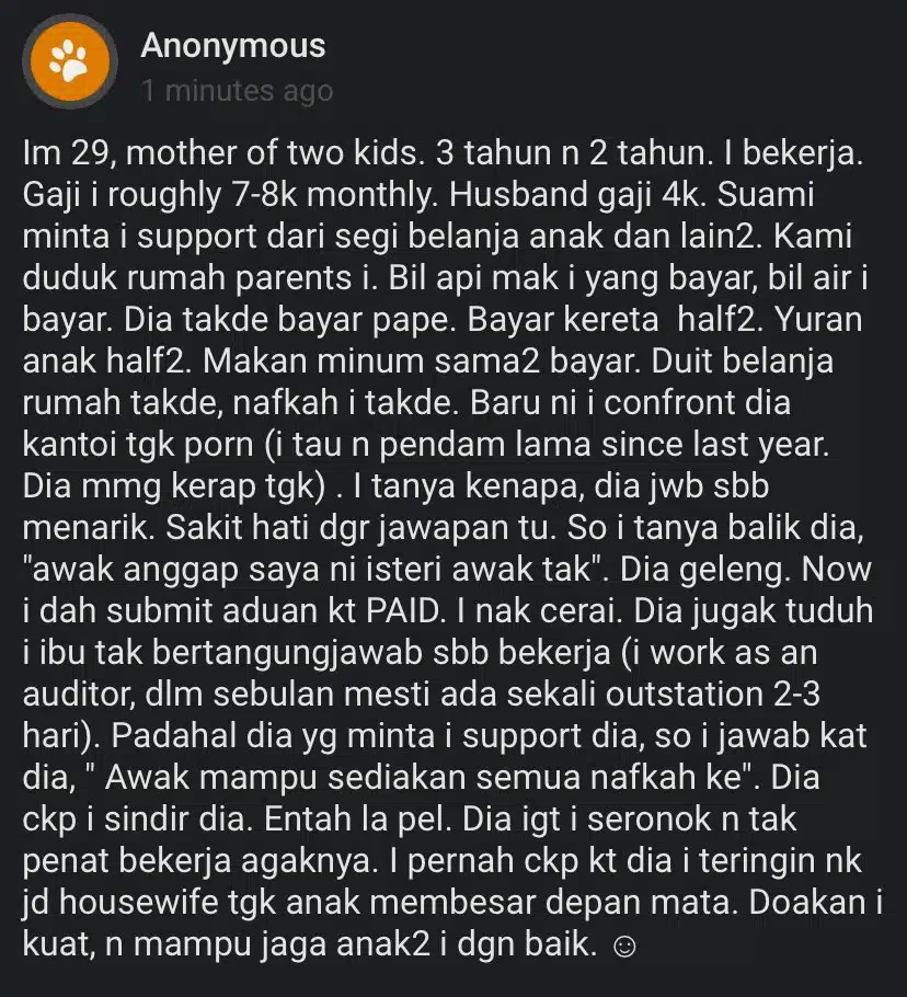 Bil Api Pun Mentua Bayar, Suami Gelar Isteri Tak Bertanggungjawab Kerana Bekerja