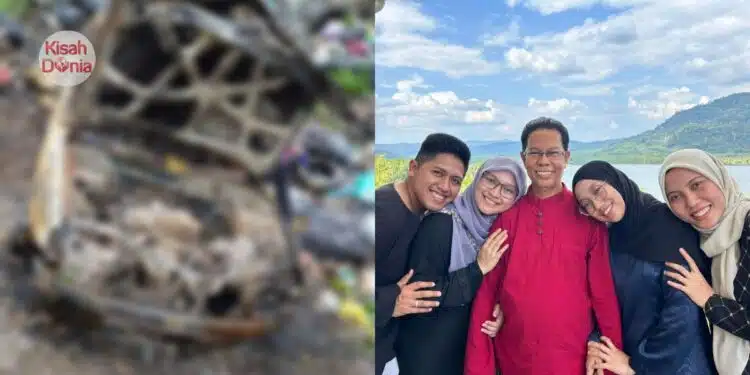 Bapa Hilang Sejak 4/9, Kereta Ditemui Dalam Keadaan Total Lost Di Tempat Sampah