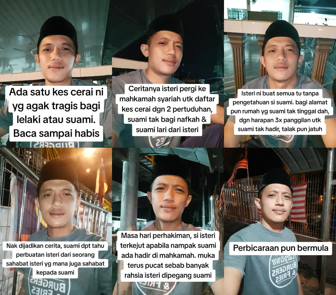 Isteri Fail Pertuduhan Palsu Demi Bercerai, Pucat Lepas Suami Muncul Di Mahkamah