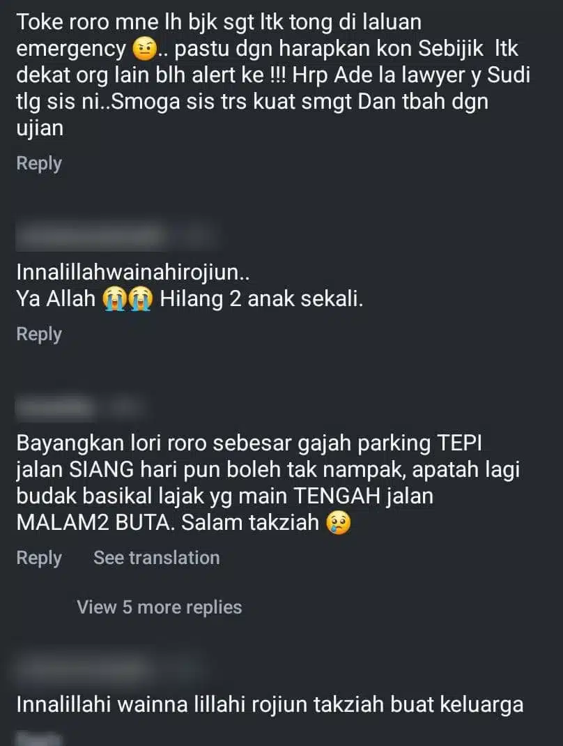 “Saya Angkat, Dah Terkulai” – Ibu Ceritakan Detik Nahas 2 Anak & Tong Roro