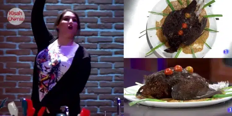 Panas Hati Dengan Juri, Peserta Masterchef Hidang Burung Mentah & Masih Berbulu