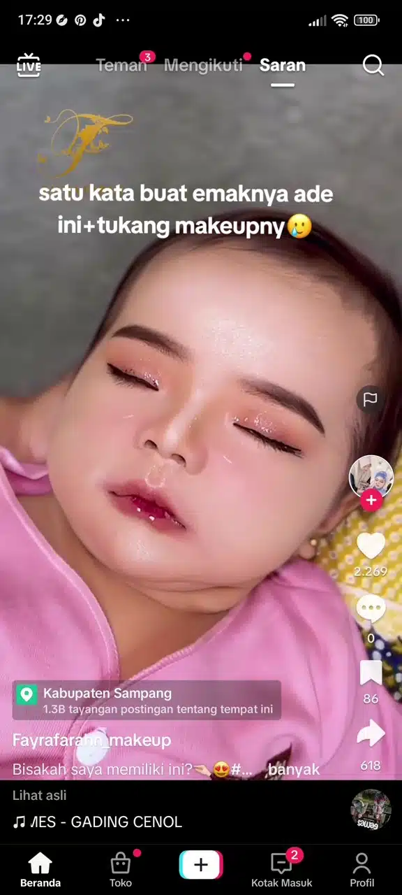 “Biar Cantik Masa Majlis” – Ibu Setuju Bayi Disolek, Mak Saudara Bayarkan MUA