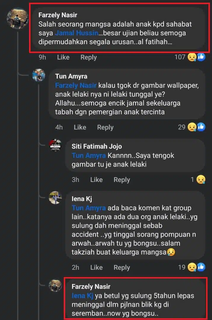 Anak Sulung Terlibat Nahas 7 Tahun Lalu, Kini ‘Kehilangan’ Anak Bongsu Pula