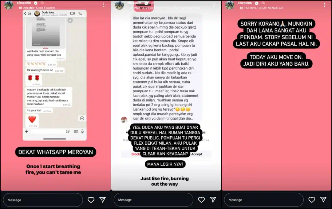 “Duda Buat Onar, Perempuan Tu Flex Dekat Milan, Aku Pula Ditekan Clear Keadaan?”