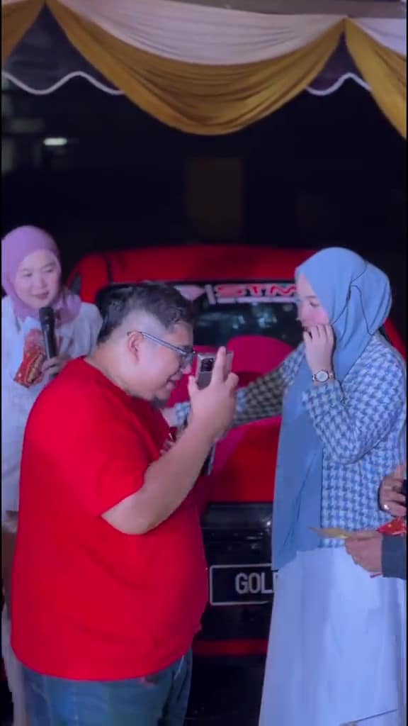 Menang Cabutan Bertuah Kereta Axia, Wanita Rupanya Baru Kehilangan Anak Bongsu