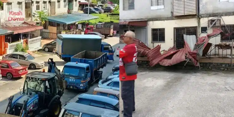 ‘Selera’ Teres Siap Naik Pagar Batu, MPS Roboh Pembinaan Haram Di Flat Palma