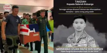 Rebah Ketika Latihan Kecergasan, Askar Tinggalkan Isteri & Bayi Untuk Selamanya